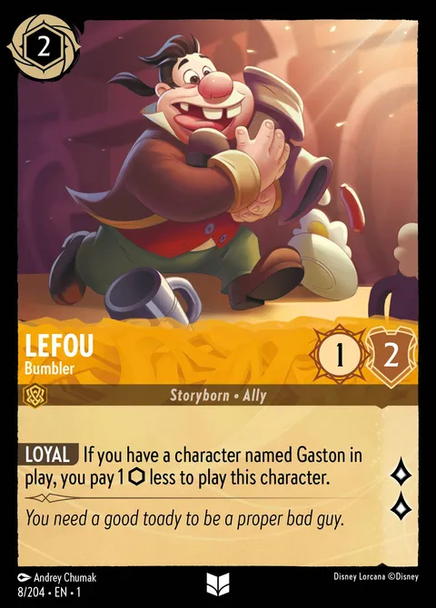 LeFou — Bumbler Disney Lorcana card