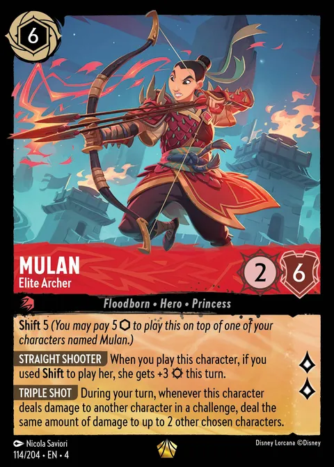 Mulan — Elite Archer Disney Lorcana card