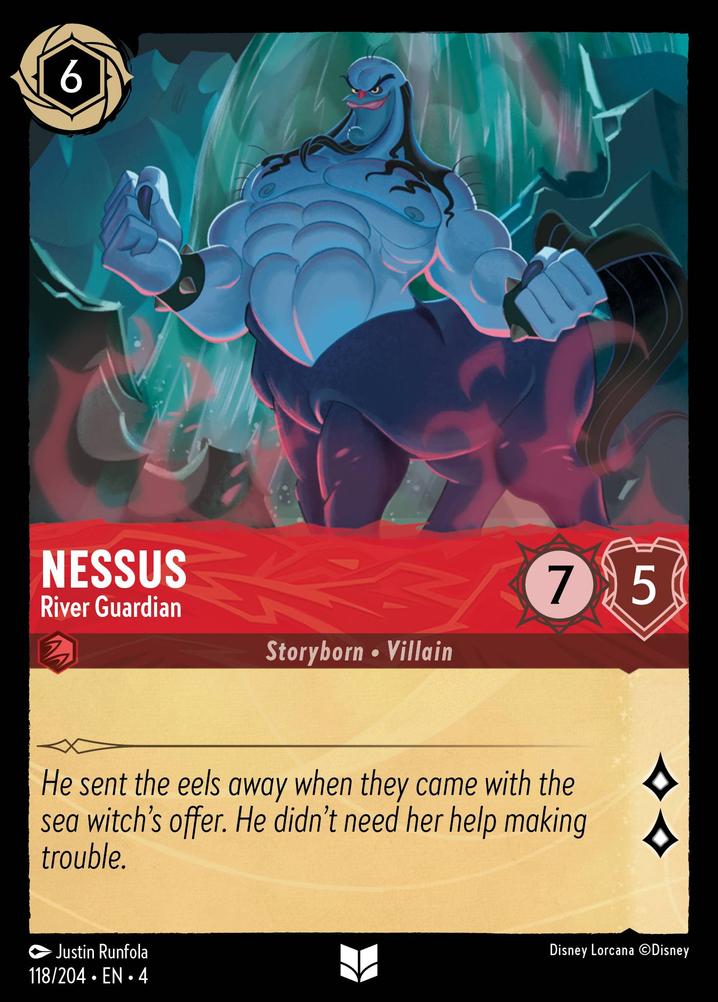 Nessus — River Guardian Disney Lorcana card