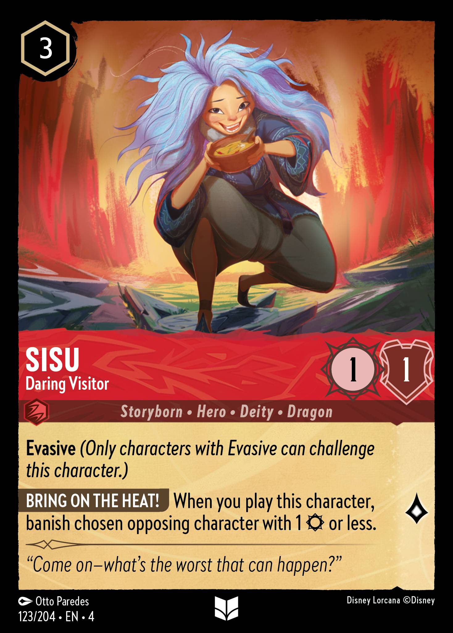 Sisu — Daring Visitor Disney Lorcana card