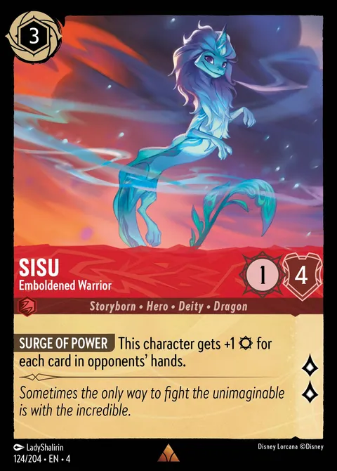 Sisu — Emboldened Warrior Disney Lorcana card