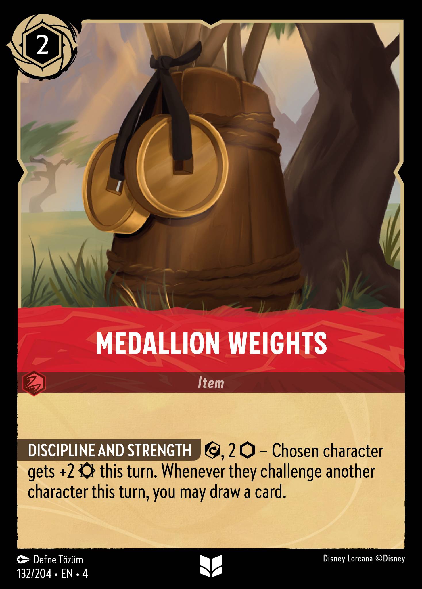 Medallion Weights Disney Lorcana card
