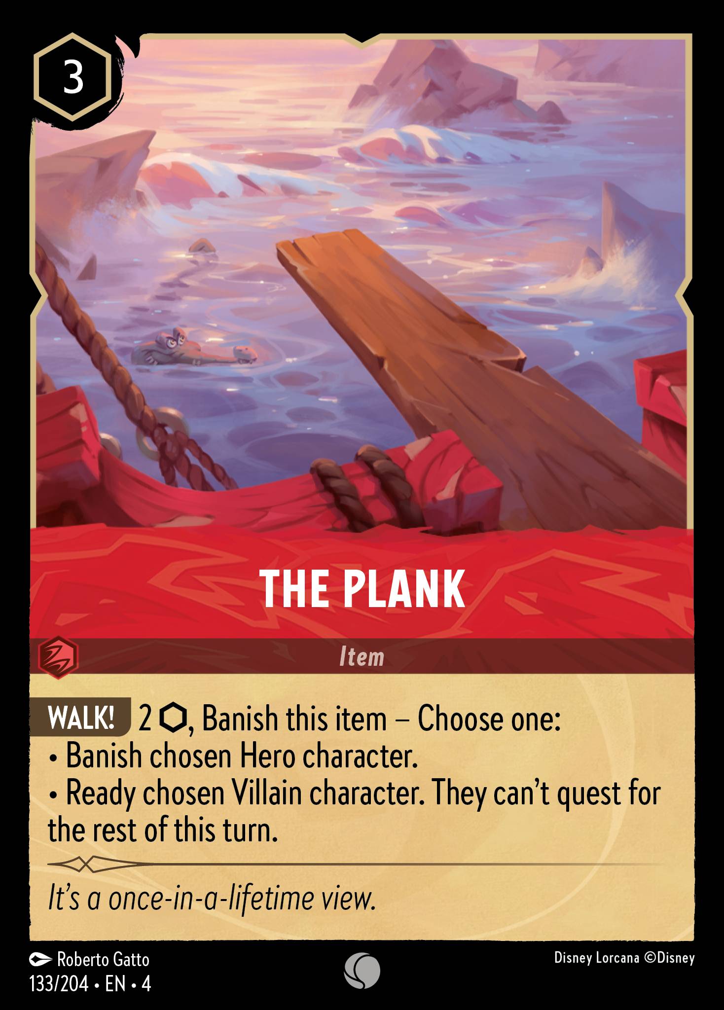 The Plank Disney Lorcana card