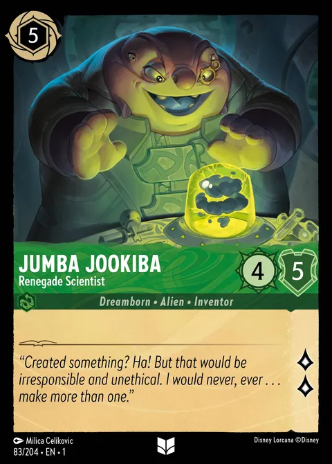 Jumba Jookiba — Renegade Scientist Disney Lorcana card