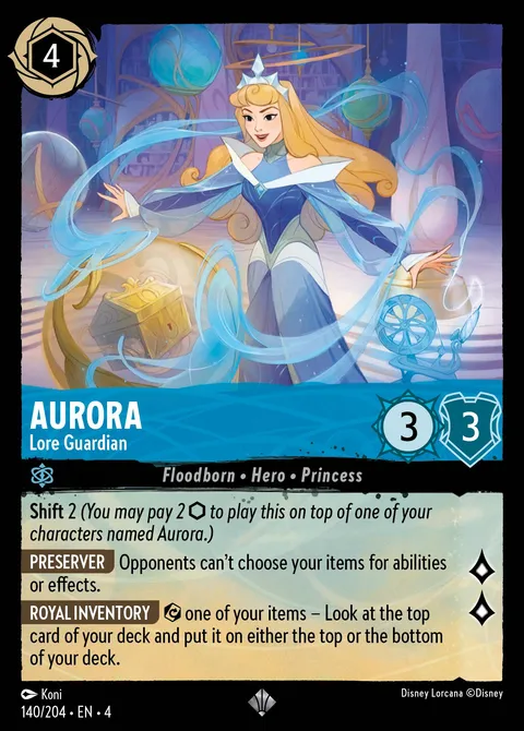 Aurora — Lore Guardian Disney Lorcana card