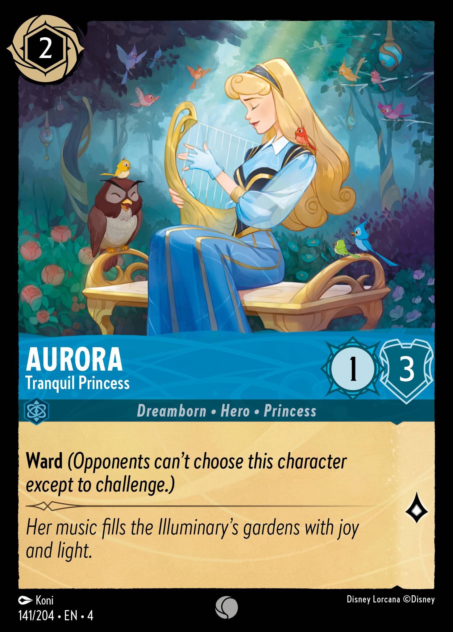 Aurora — Tranquil Princess Disney Lorcana card