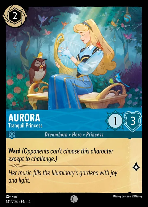 Aurora — Tranquil Princess Disney Lorcana card