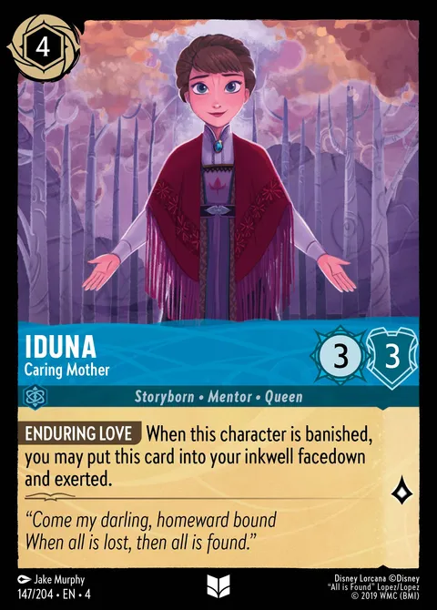 Iduna — Caring Mother Disney Lorcana card