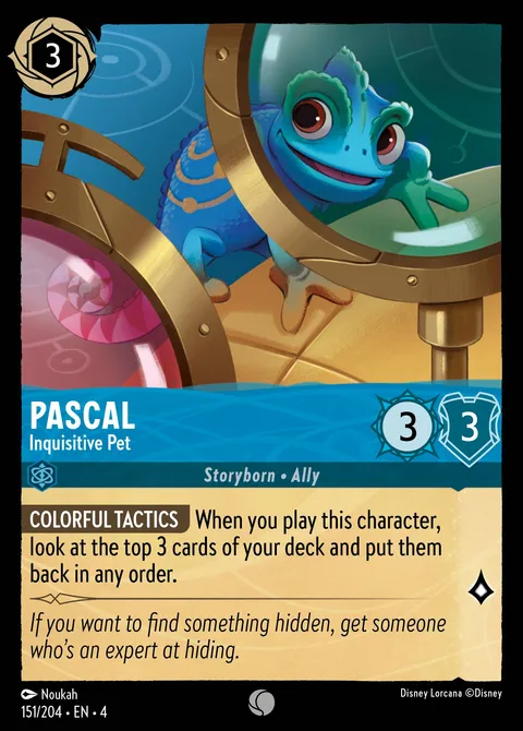 Pascal — Inquisitive Pet Disney Lorcana card