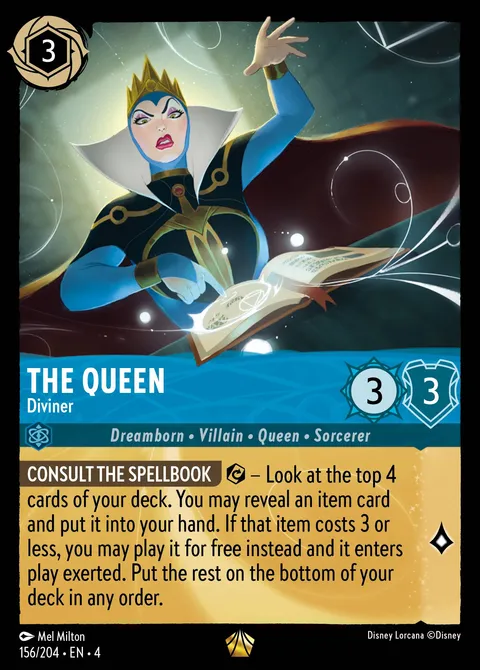 The Queen — Diviner Disney Lorcana card