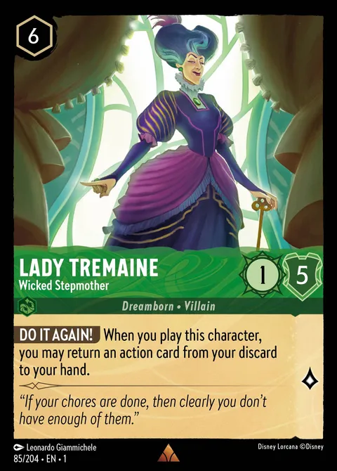 Lady Tremaine — Wicked Stepmother Disney Lorcana card