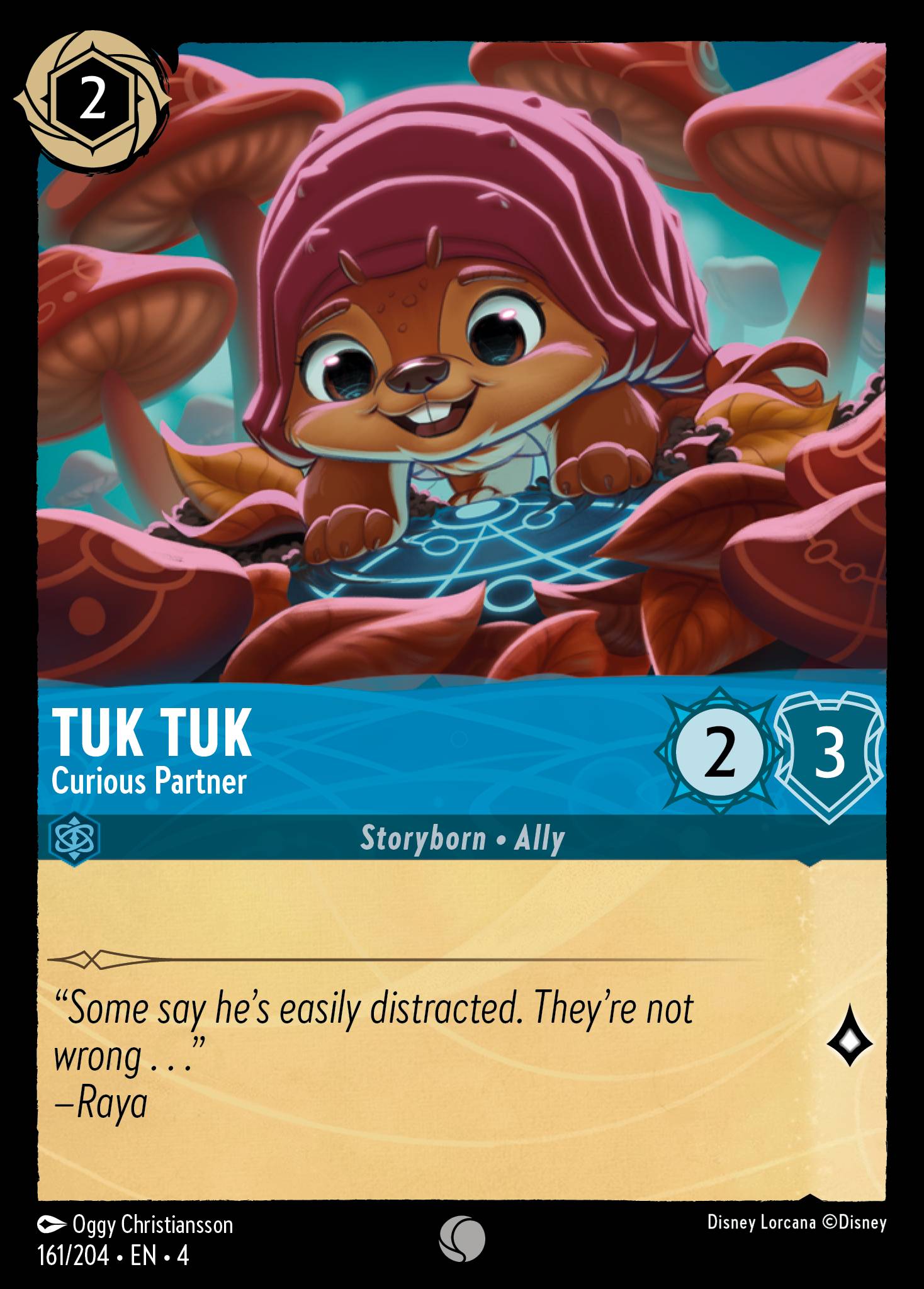 Tuk Tuk — Curious Partner Disney Lorcana card