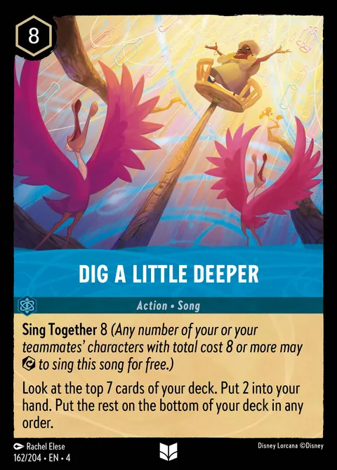 Dig a Little Deeper Disney Lorcana card