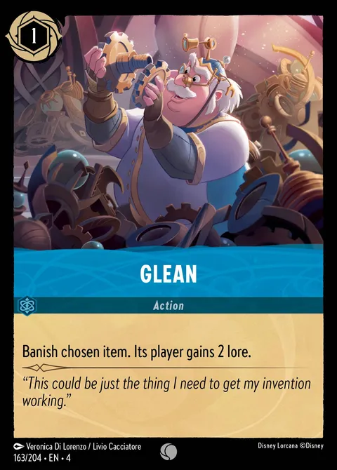 Glean Disney Lorcana card