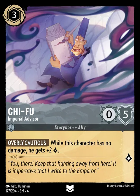 Chi-Fu — Imperial Advisor Disney Lorcana card