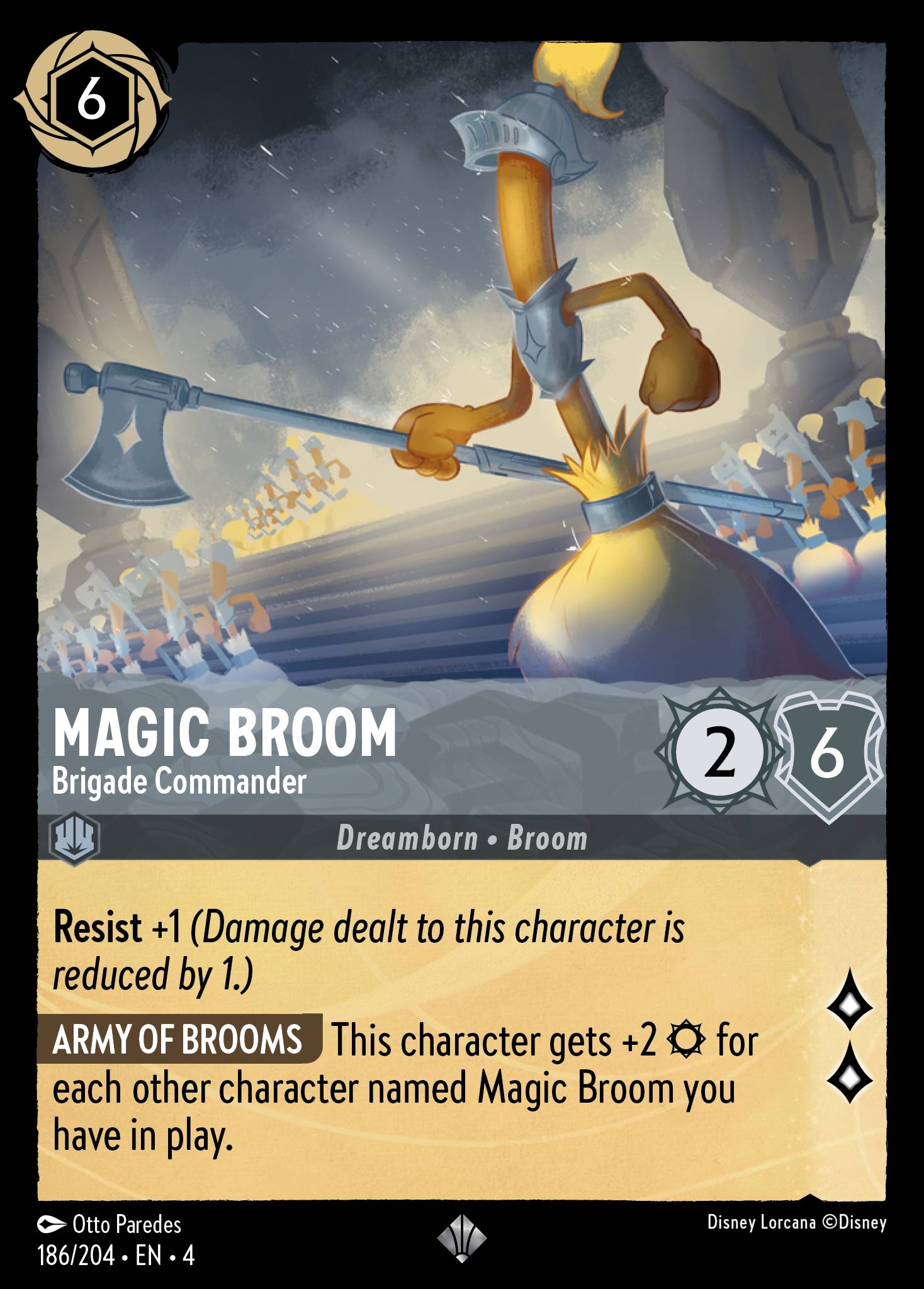 Magic Broom — Brigade Commander Disney Lorcana card