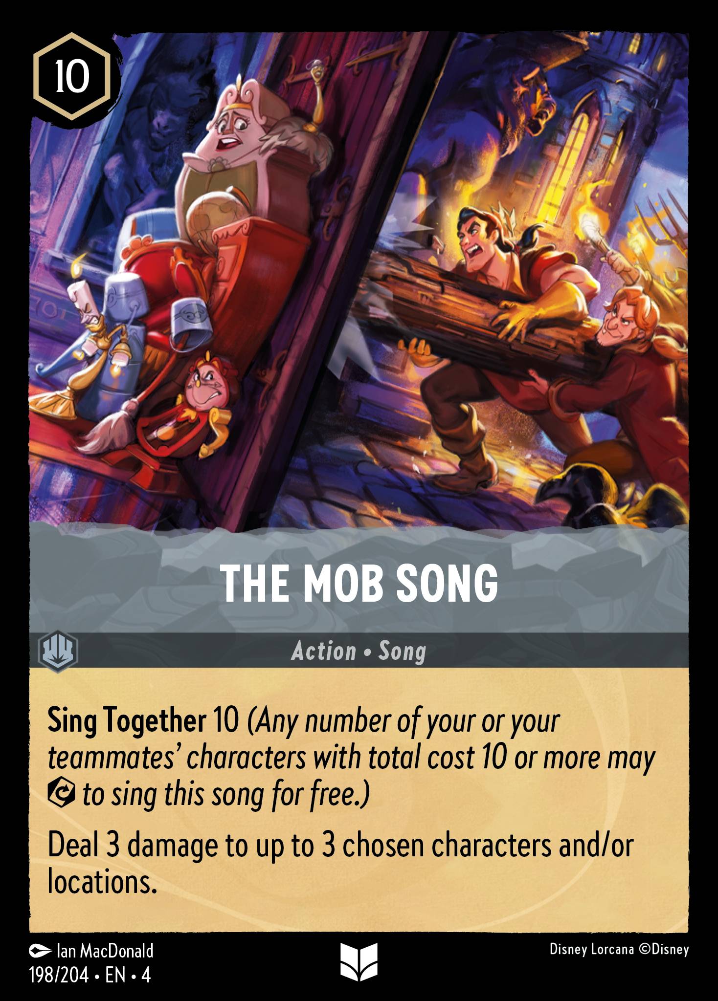 The Mob Song Disney Lorcana card