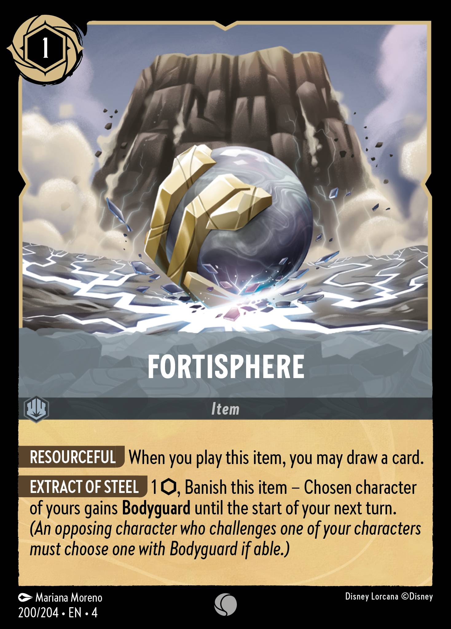 Fortisphere Disney Lorcana card