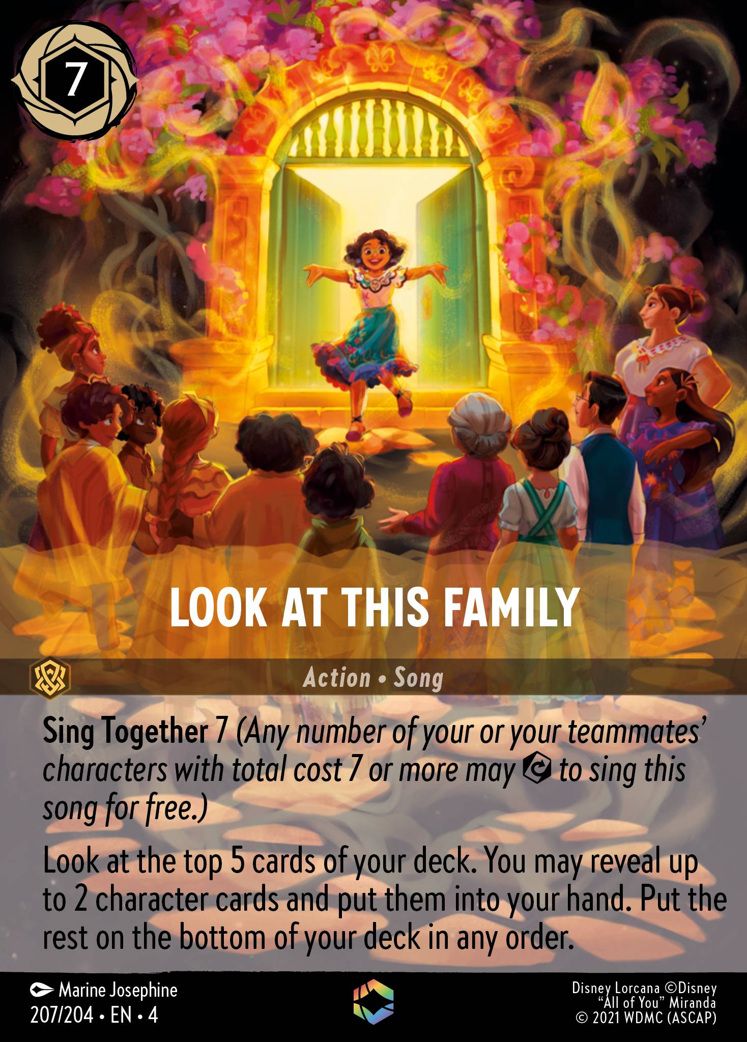Look at This Family Disney Lorcana card
