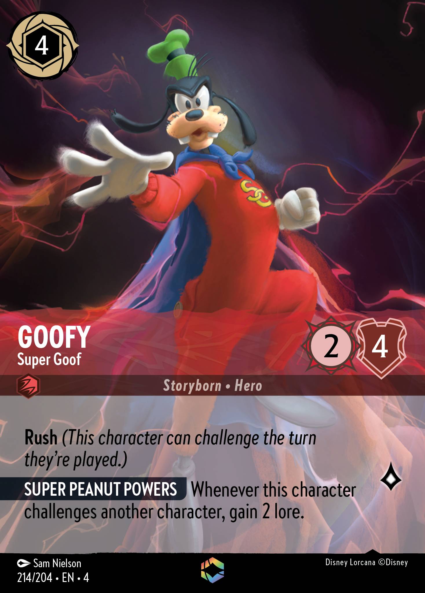 Goofy — Super Goof Disney Lorcana card
