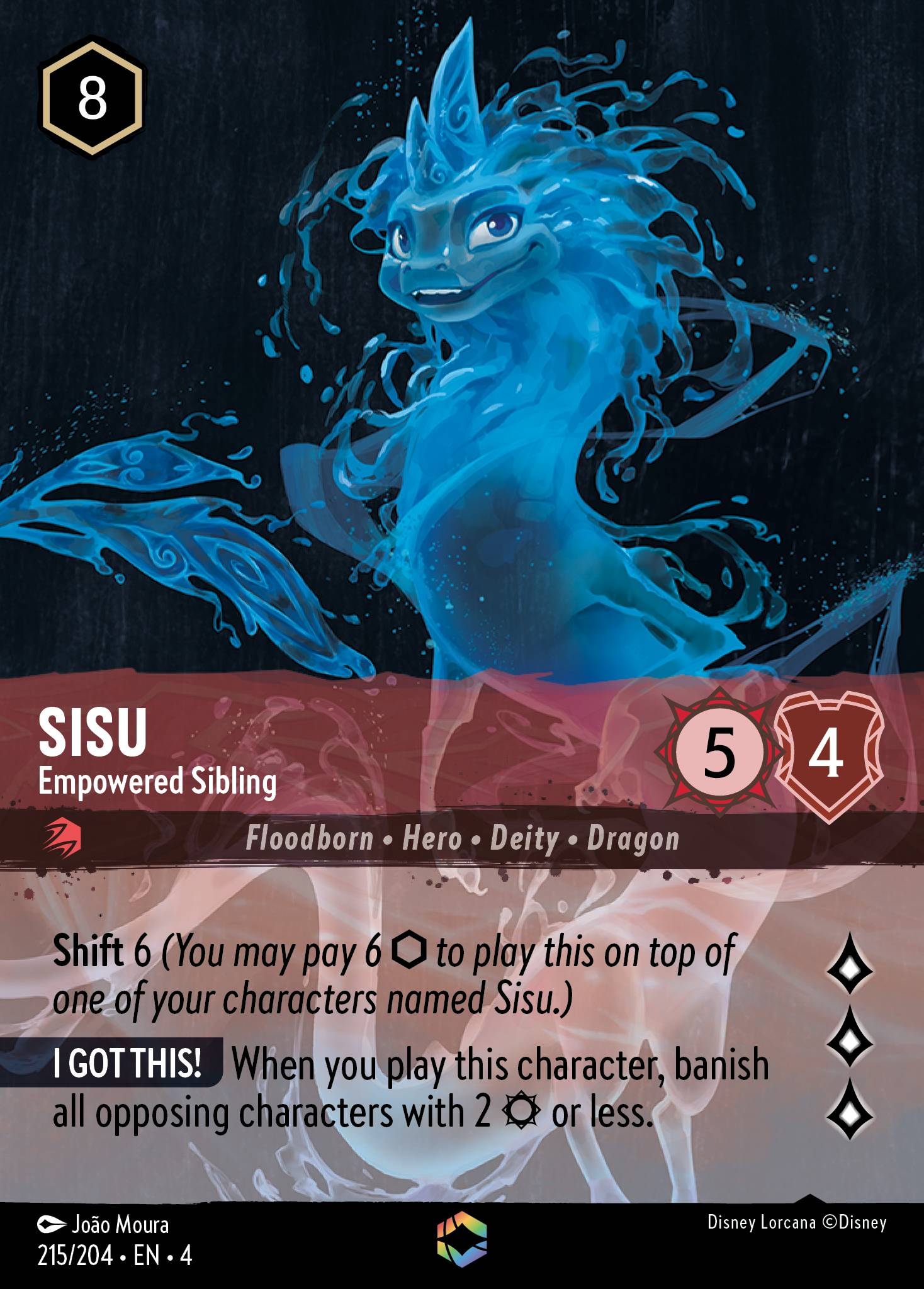 Sisu — Empowered Sibling Disney Lorcana card