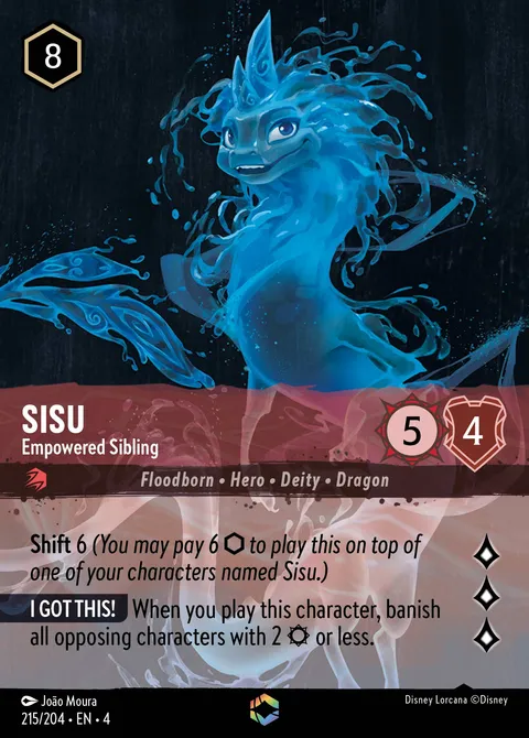 Sisu — Empowered Sibling Disney Lorcana card