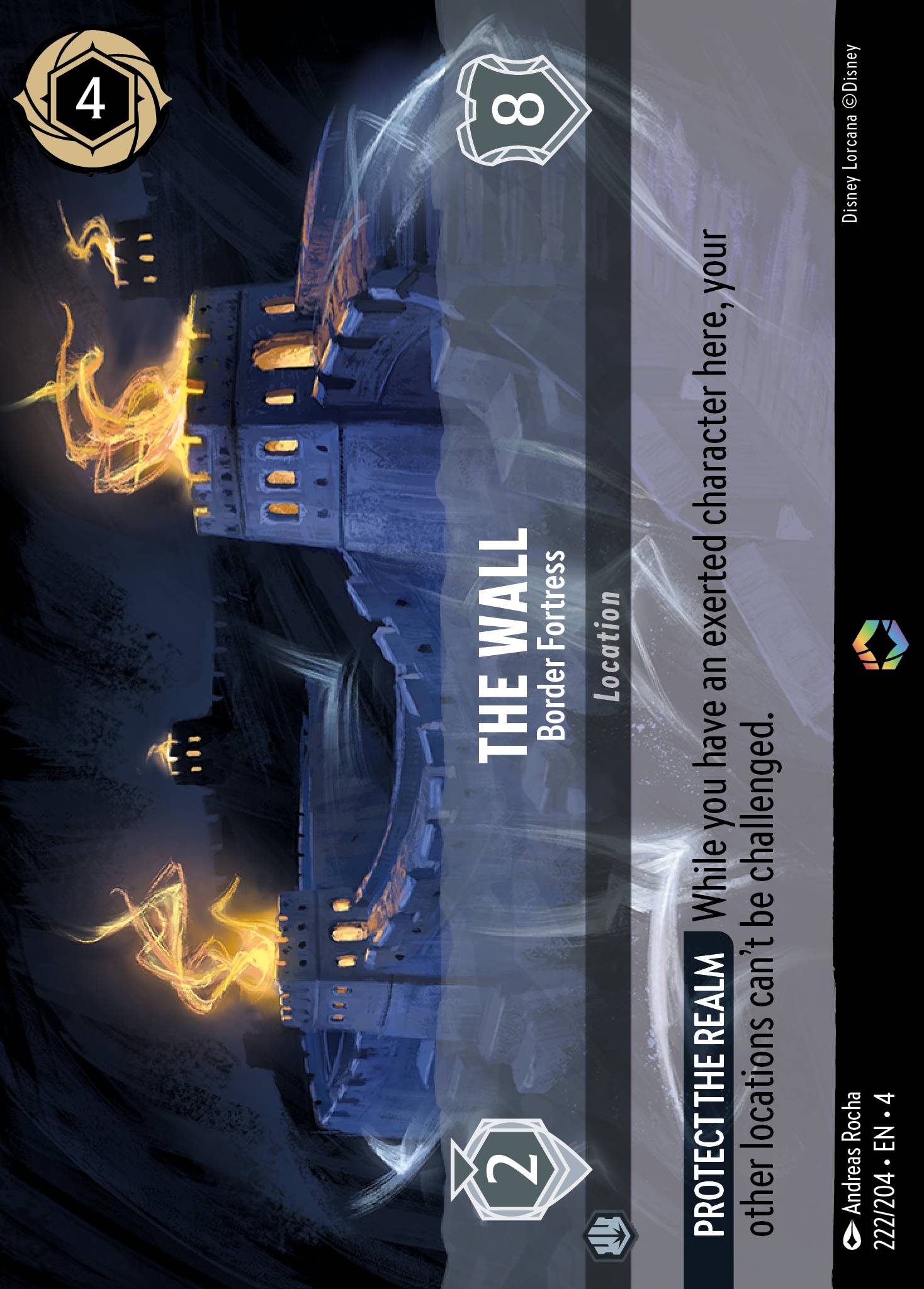 The Wall — Border Fortress Disney Lorcana card