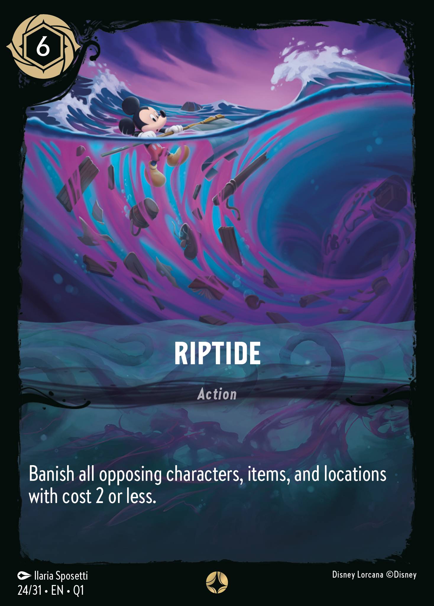 Riptide Disney Lorcana card