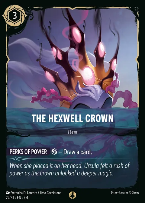 The Hexwell Crown Disney Lorcana card