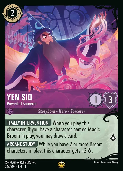 Yen Sid — Powerful Sorcerer Disney Lorcana card
