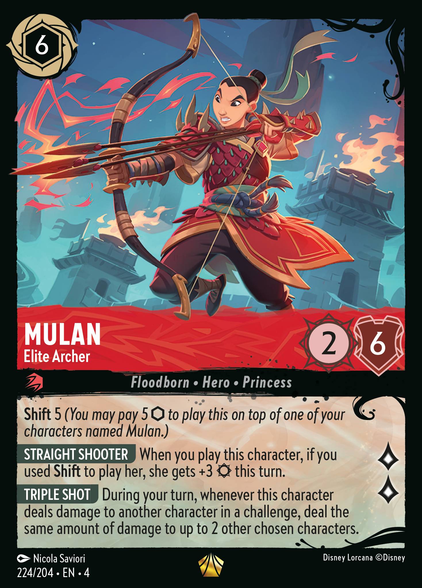 Mulan — Elite Archer Disney Lorcana card