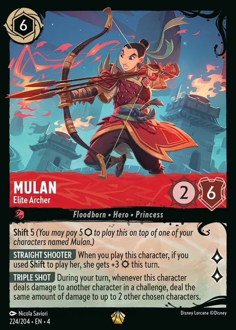 Mulan — Elite Archer Disney Lorcana card
