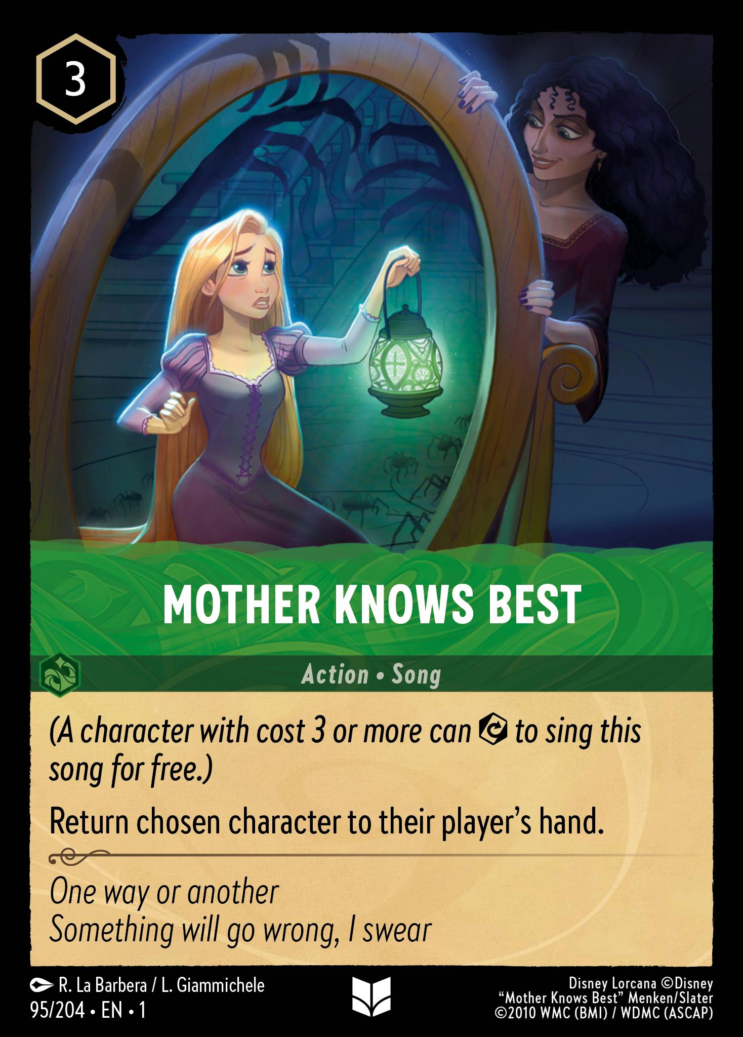 Mother Knows Best Disney Lorcana card