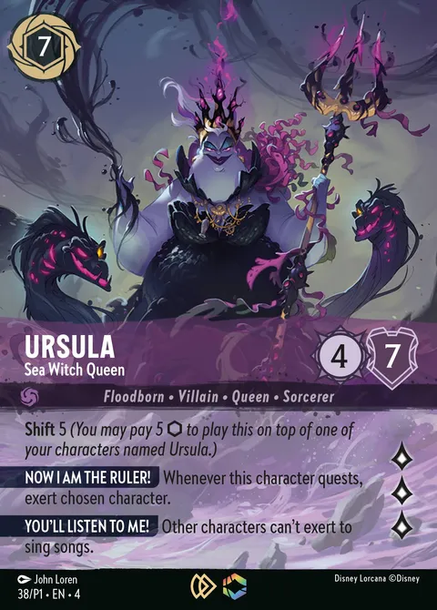 Ursula — Sea Witch Queen Disney Lorcana card