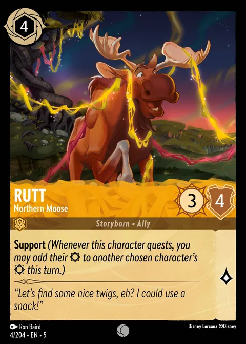 Rutt — Northern Moose Disney Lorcana card