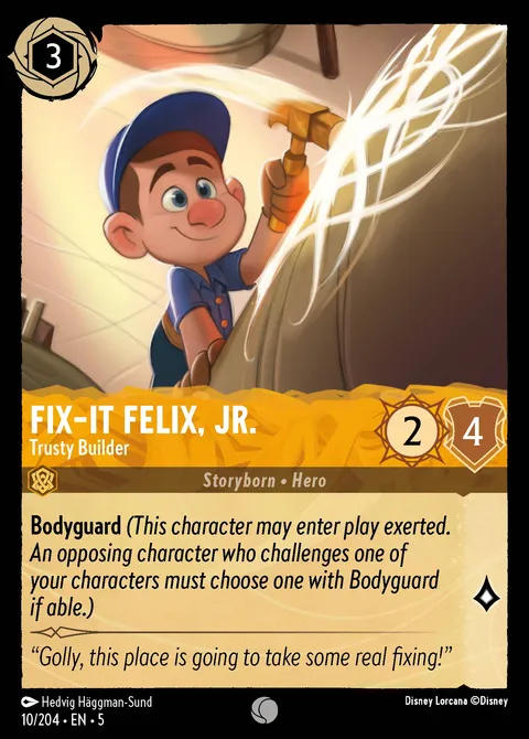Fix-It Felix, Jr. — Trusty Builder Disney Lorcana card