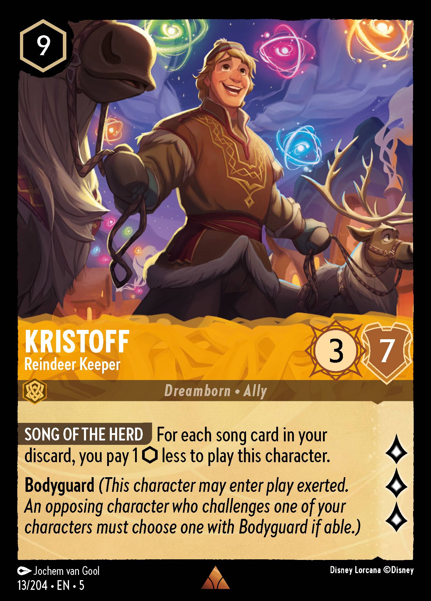 Kristoff — Reindeer Keeper Disney Lorcana card