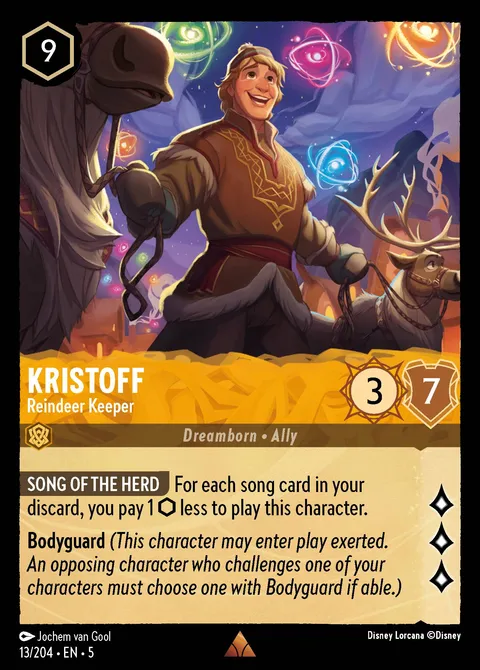 Kristoff — Reindeer Keeper Disney Lorcana card