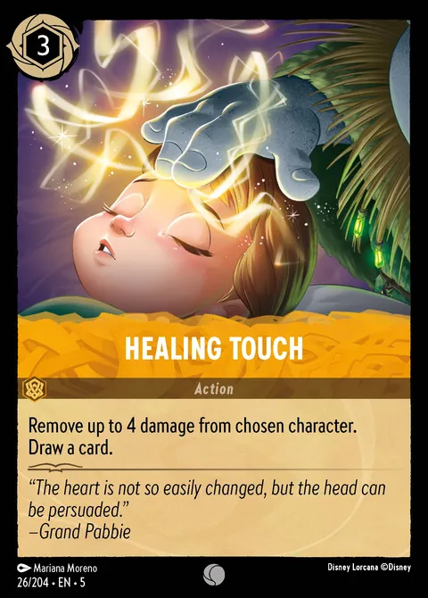 Healing Touch Disney Lorcana card