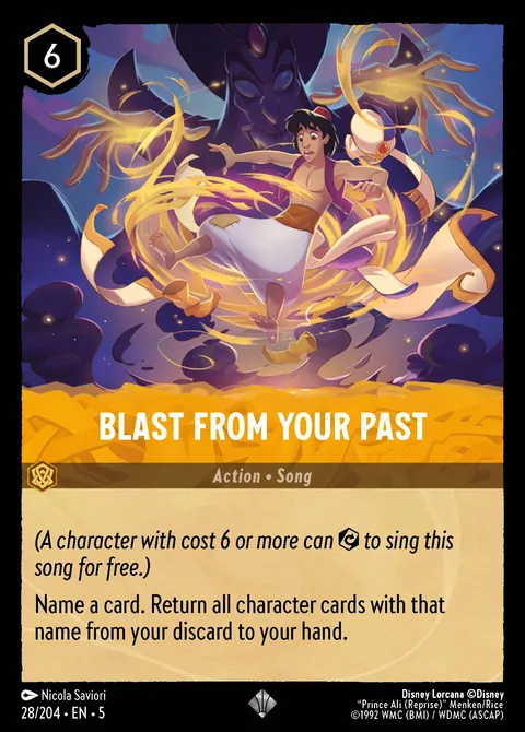Blast from Your Past Disney Lorcana card
