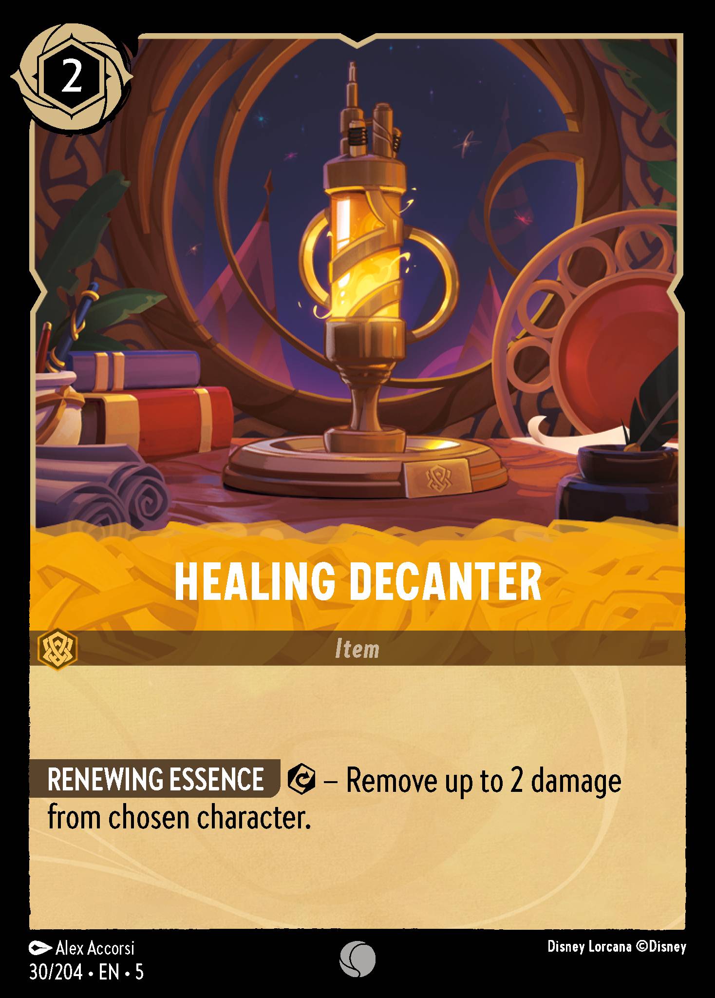 Healing Decanter Disney Lorcana card