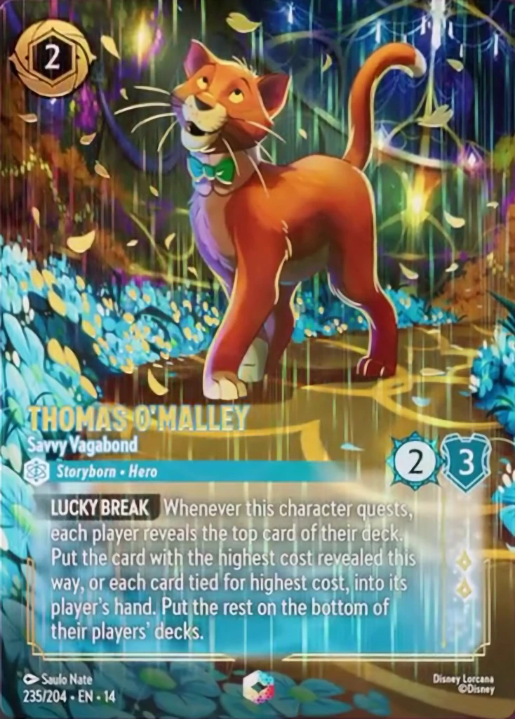 Thomas O'Malley — Savvy Vagabond Disney Lorcana card