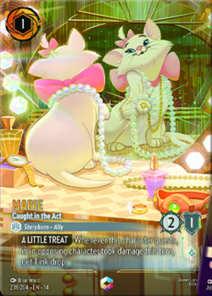 Marie — Caught in the Act Disney Lorcana card