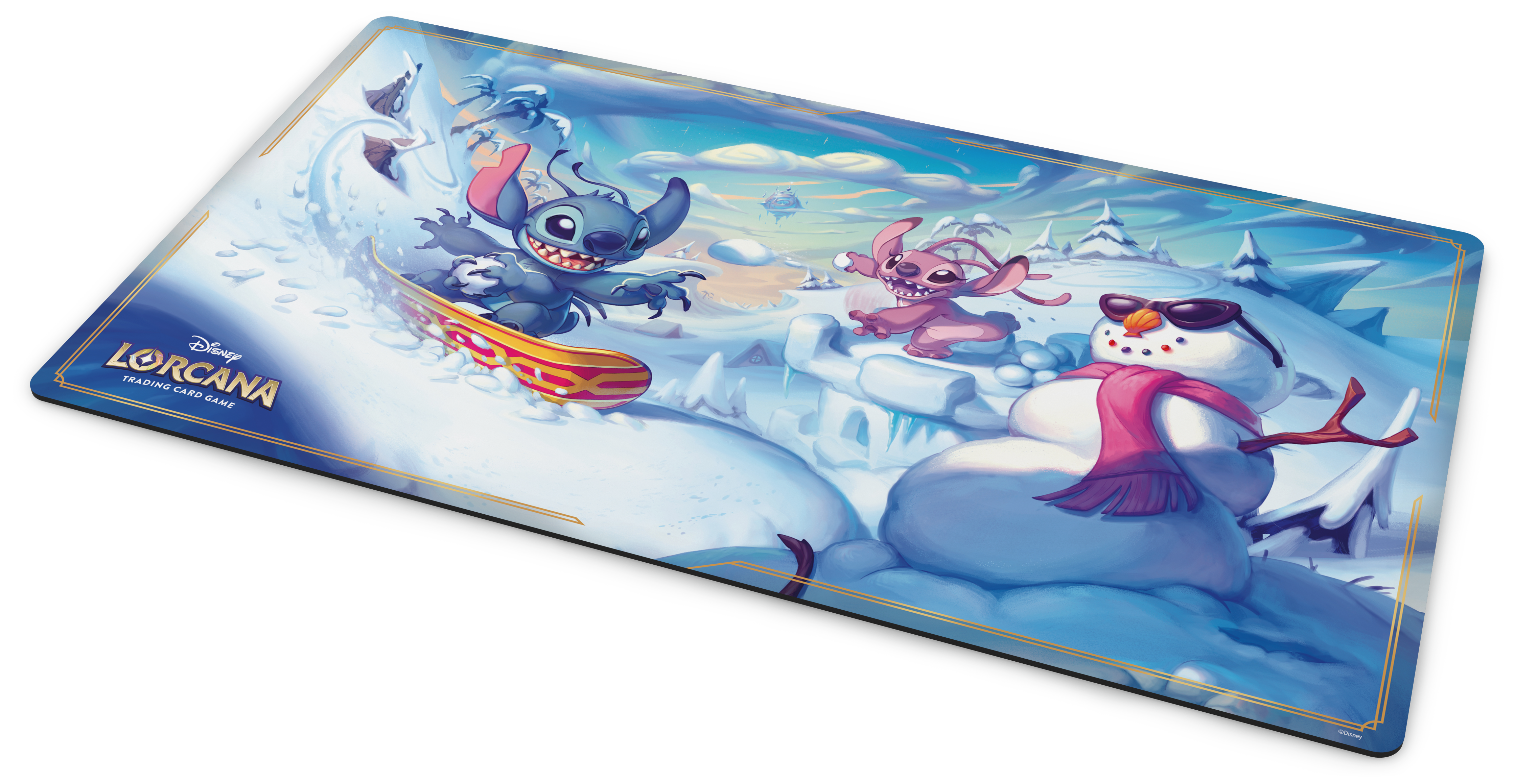 Stitch Snowboarding — Playmat