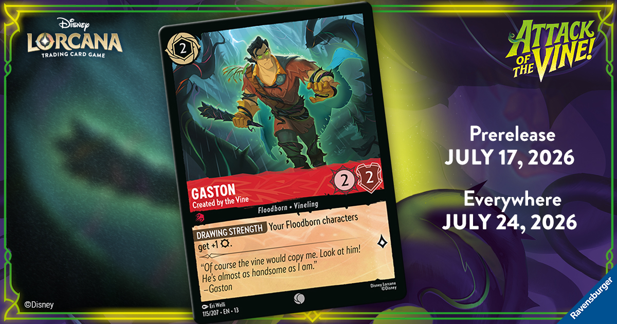 Marketing Card — Pre-Release Gaston — Social Media