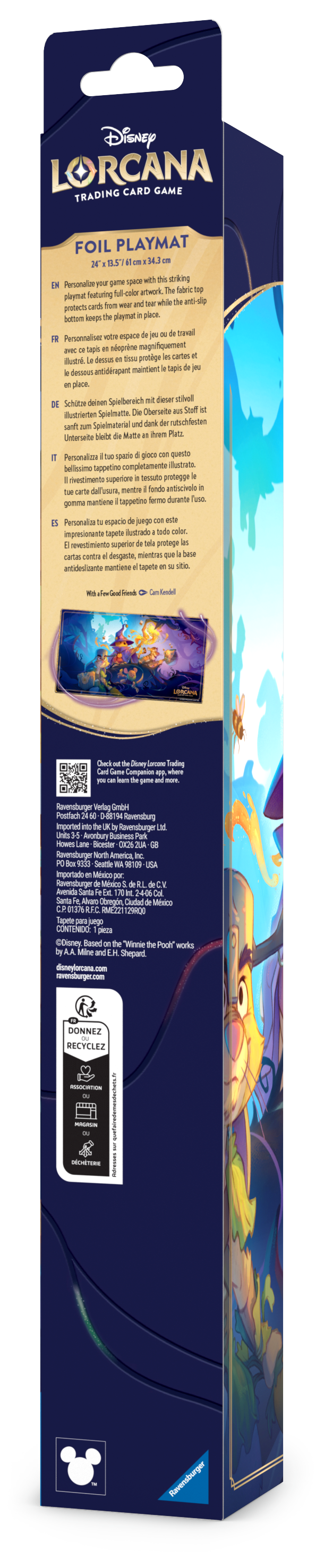 Angled DIS Wizard Pooh — Playmat