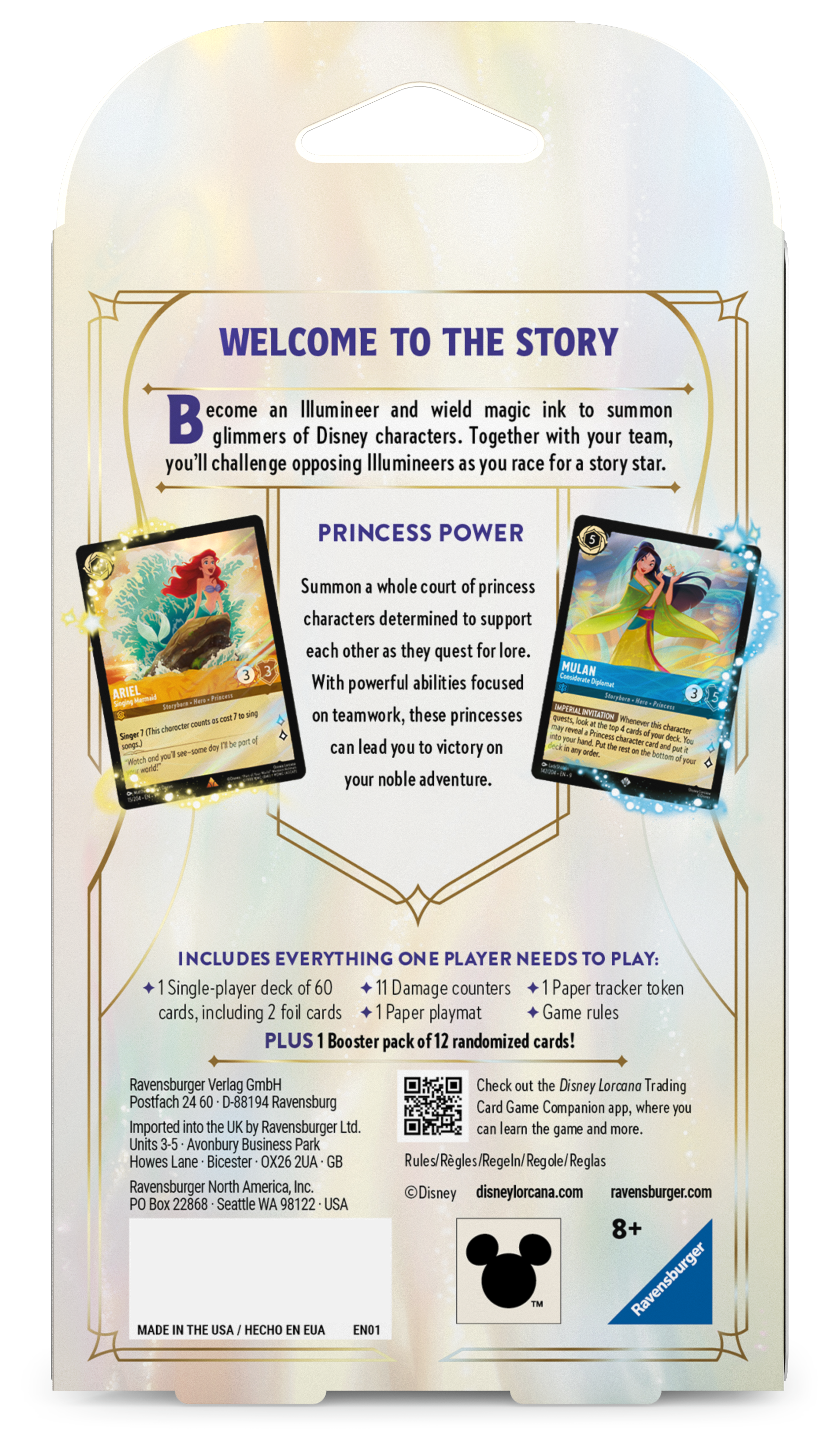 Starter Deck — Box Arial Mulan Back