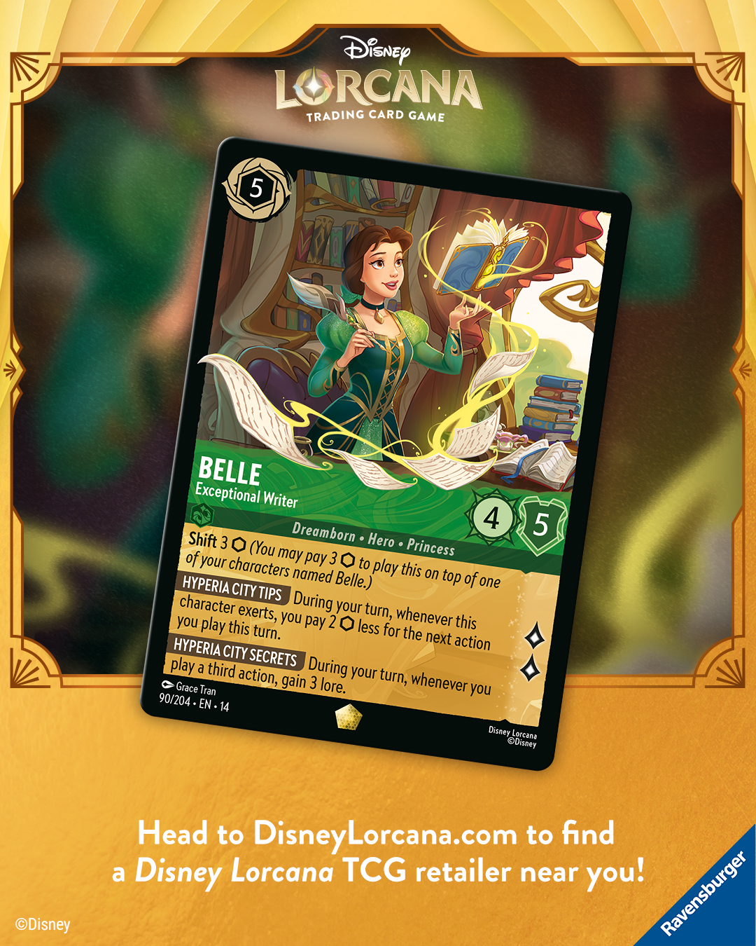Marketing Cards — Post-Release Find Retailer Belle — Social Media