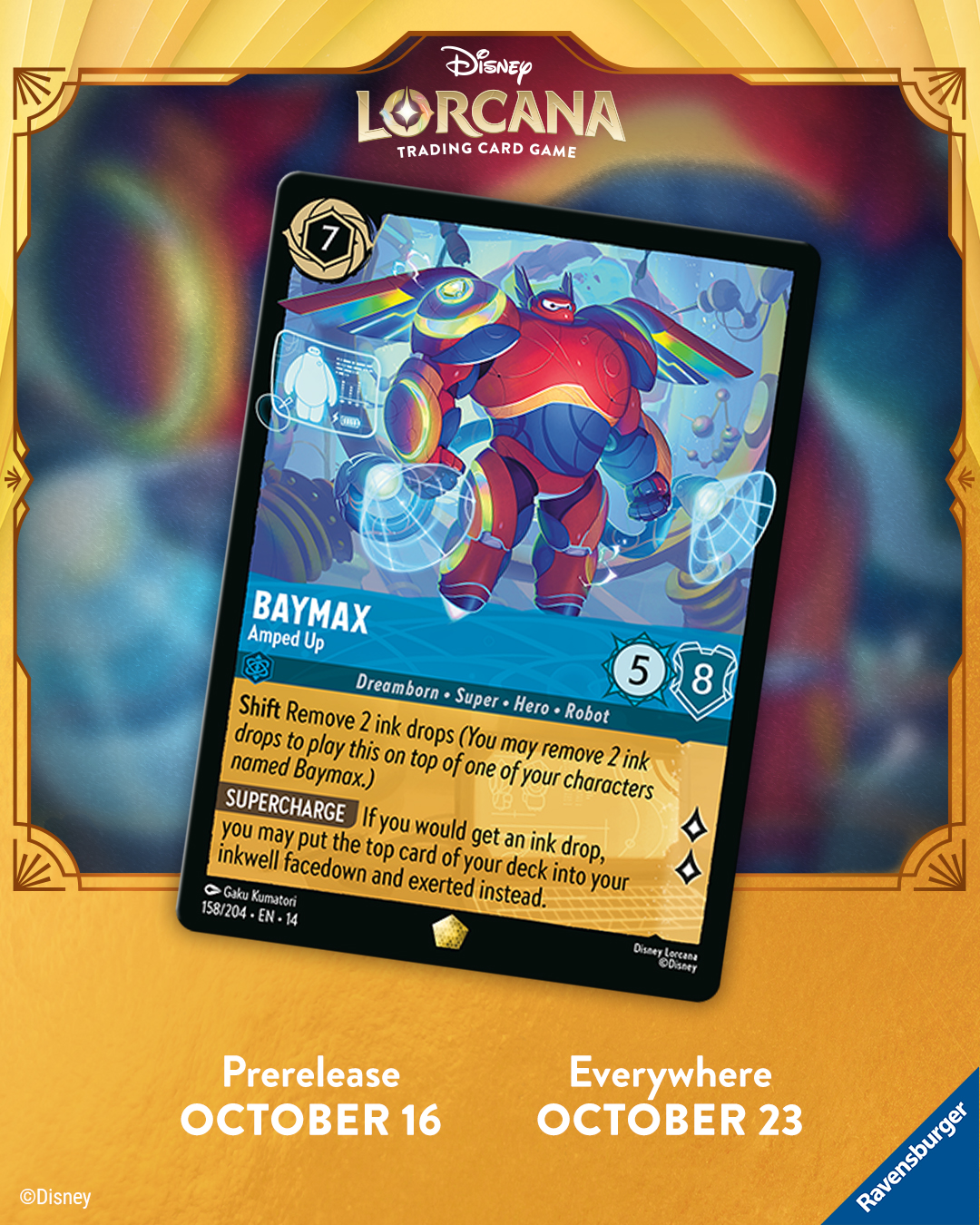 Marketing Cards — Pre-Release Baymax — Social Media