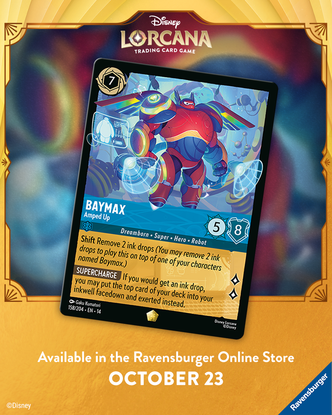 Marketing Cards — Pre-Release ROS Baymax — Social Media